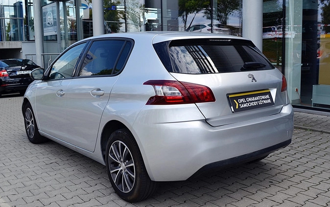 Peugeot 308 cena 32900 przebieg: 130700, rok produkcji 2015 z Strumień małe 79